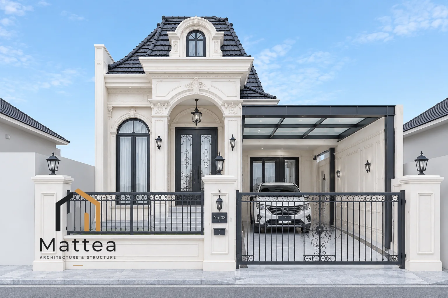 Desain Arsitektur Modern Mattea