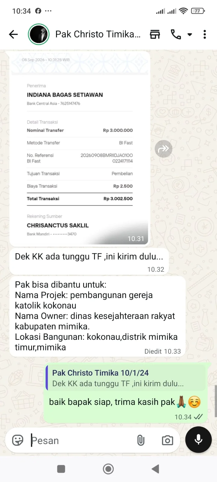 Bukti Chat 9