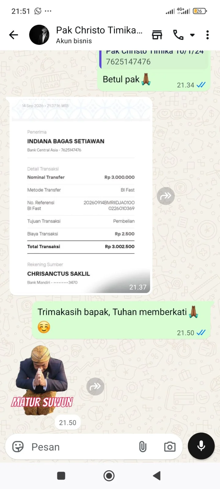 Bukti Chat 5