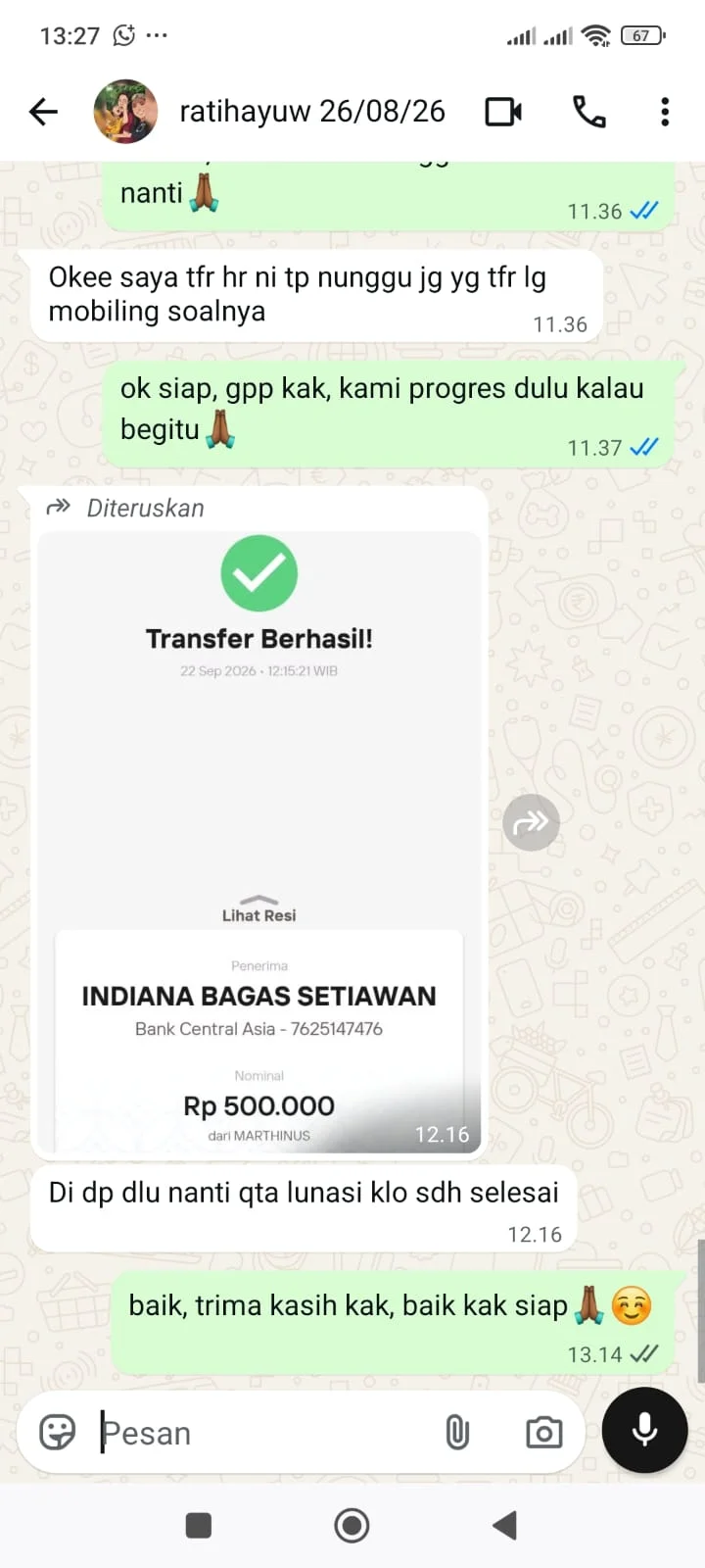 Bukti Chat 2